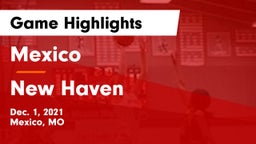 Mexico  vs New Haven  Game Highlights - Dec. 1, 2021