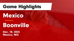 Mexico  vs Boonville  Game Highlights - Dec. 18, 2023