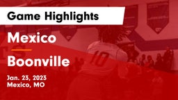 Mexico  vs Boonville  Game Highlights - Jan. 23, 2023