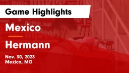 Mexico  vs Hermann  Game Highlights - Nov. 30, 2023