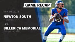 Recap: Newton South  vs. Billerica Memorial  2015