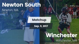 Matchup: Newton South High vs. Winchester  2017