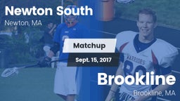 Matchup: Newton South High vs. Brookline  2017