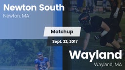 Matchup: Newton South High vs. Wayland  2017