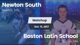 Matchup: Newton South High vs. Boston Latin School 2017