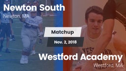 Matchup: Newton South High vs. Westford Academy  2018