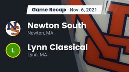 Recap: Newton South  vs. Lynn Classical  2021
