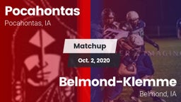 Matchup: Pocahontas High vs. Belmond-Klemme  2020