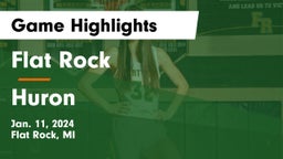 Flat Rock  vs Huron  Game Highlights - Jan. 11, 2024