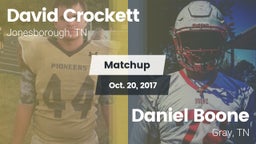 Matchup: David Crockett High vs. Daniel Boone  2017