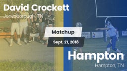 Matchup: David Crockett High vs. Hampton  2018