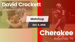 Matchup: David Crockett High vs. Cherokee  2018