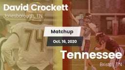 Matchup: David Crockett High vs. Tennessee  2020