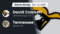Recap: David Crockett  vs. Tennessee  2020