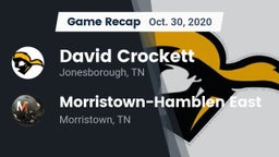 Recap: David Crockett  vs. Morristown-Hamblen East  2020