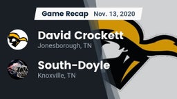 Recap: David Crockett  vs. South-Doyle  2020