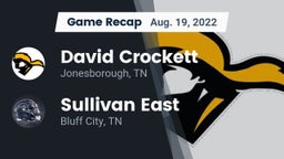 Recap: David Crockett  vs. Sullivan East  2022