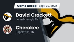 Recap: David Crockett  vs. Cherokee  2022