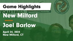 New Milford  vs Joel Barlow  Game Highlights - April 24, 2024