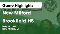 New Milford  vs Brookfield HS Game Highlights - May 17, 2024