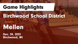 Birchwood School District vs Mellen Game Highlights - Dec. 28, 2023