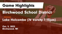 Birchwood School District vs Lake Holcombe (JV Varsity 7:15pm) Game Highlights - Oct. 5, 2023