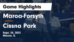 Maroa-Forsyth  vs Cissna Park  Game Highlights - Sept. 24, 2022