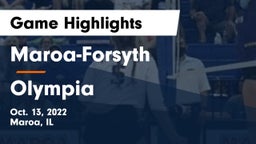 Maroa-Forsyth  vs Olympia  Game Highlights - Oct. 13, 2022