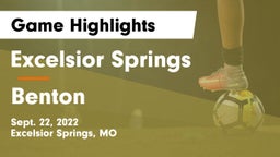 Excelsior Springs  vs Benton  Game Highlights - Sept. 22, 2022