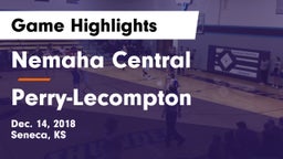 Nemaha Central  vs Perry-Lecompton  Game Highlights - Dec. 14, 2018