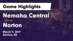 Nemaha Central  vs Norton Game Highlights - March 9, 2019