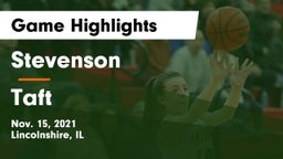 Stevenson  vs Taft  Game Highlights - Nov. 15, 2021