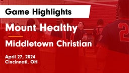 Mount Healthy  vs Middletown Christian  Game Highlights - April 27, 2024