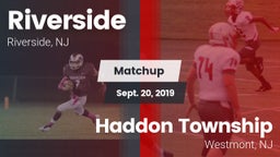 Matchup: Riverside High vs. Haddon Township  2019