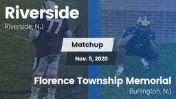 Matchup: Riverside High vs. Florence Township Memorial  2020