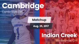 Matchup: Cambridge vs. Indian Creek  2017