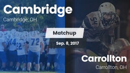 Matchup: Cambridge vs. Carrollton  2017