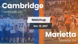 Matchup: Cambridge vs. Marietta  2017