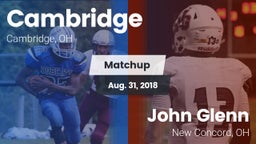 Matchup: Cambridge vs. John Glenn  2018