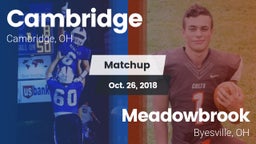 Matchup: Cambridge vs. Meadowbrook  2018