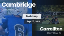 Matchup: Cambridge vs. Carrollton  2019