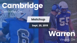 Matchup: Cambridge vs. Warren  2019