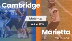 Matchup: Cambridge vs. Marietta  2019