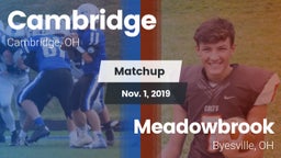 Matchup: Cambridge vs. Meadowbrook  2019