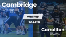 Matchup: Cambridge vs. Carrollton  2020