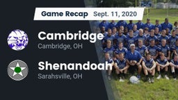 Recap: Cambridge  vs. Shenandoah  2020