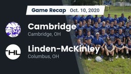 Recap: Cambridge  vs. Linden-McKinley  2020