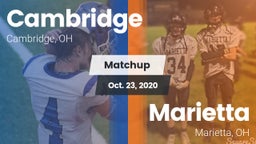 Matchup: Cambridge vs. Marietta  2020