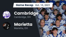 Recap: Cambridge  vs. Marietta  2021