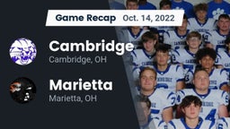 Recap: Cambridge  vs. Marietta  2022